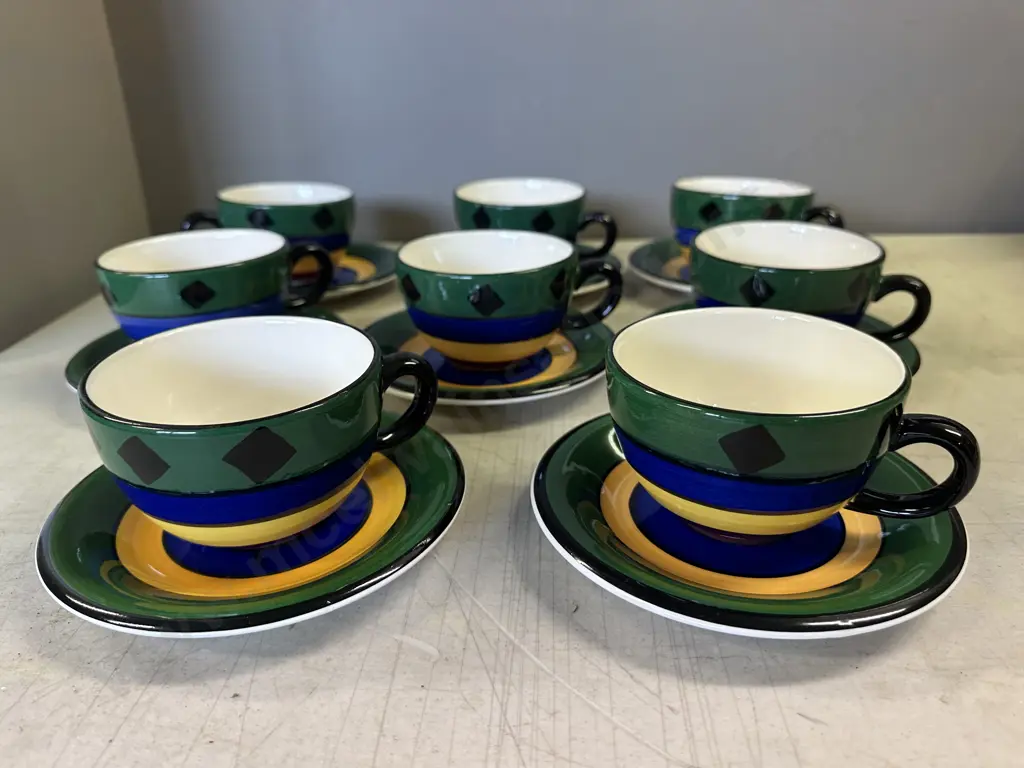 Living Art "Tango" Cups & Saucers Image 1++